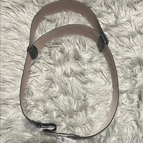 Chico's Elegant Black Belt with Shiny Silver Buckle - Picture 5 of 9